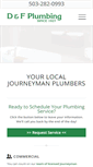 Mobile Screenshot of dandfplumbing.com